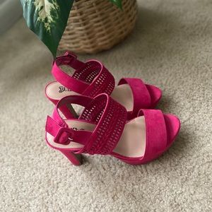 High heel platform sandals